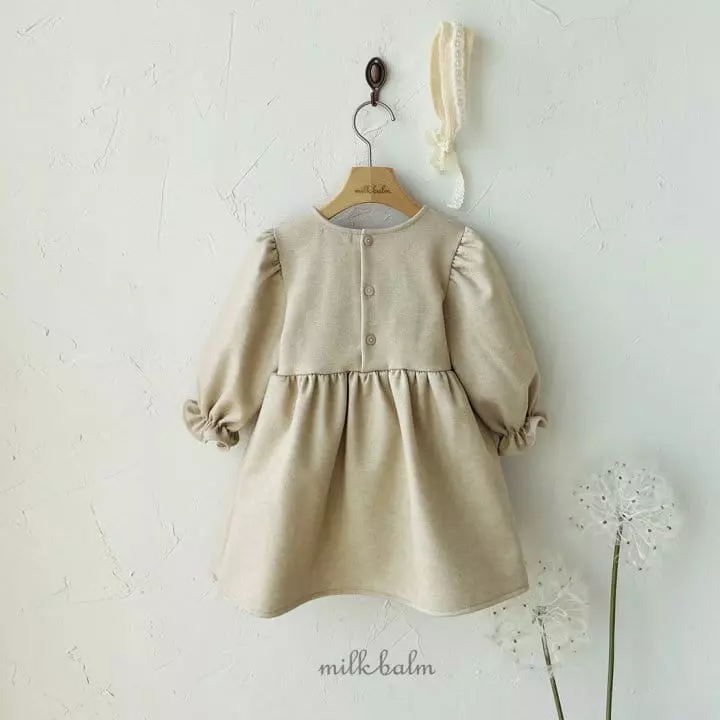Milk Balm - Korean Children Fashion - #toddlerclothing - Chalotte Embrodiery One-piece - 9