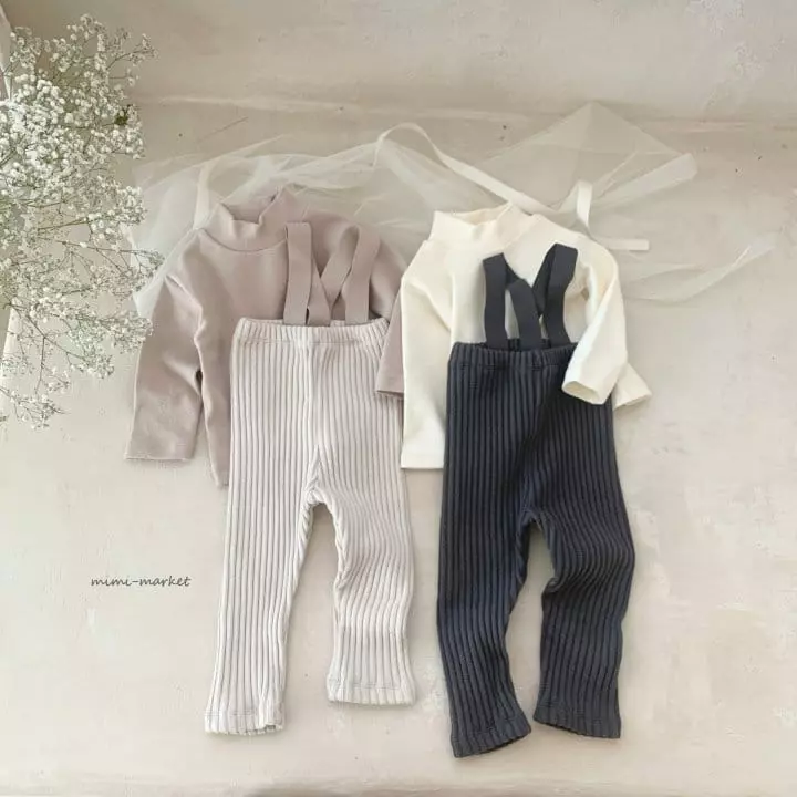 Mimi Market - Korean Baby Fashion - #onlinebabyshop - Kiki Dungarees - 4