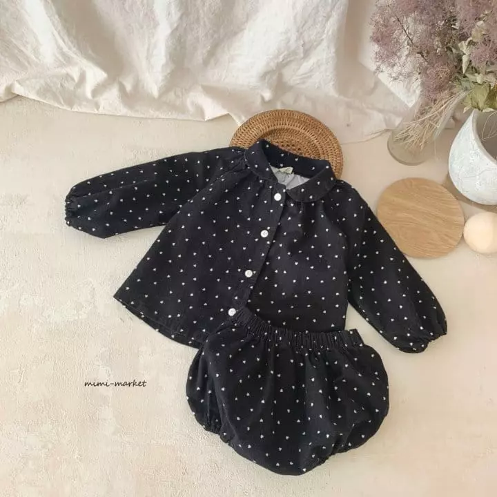 Mimi Market - Korean Baby Fashion - #babyboutiqueclothing - Heart Set - 12