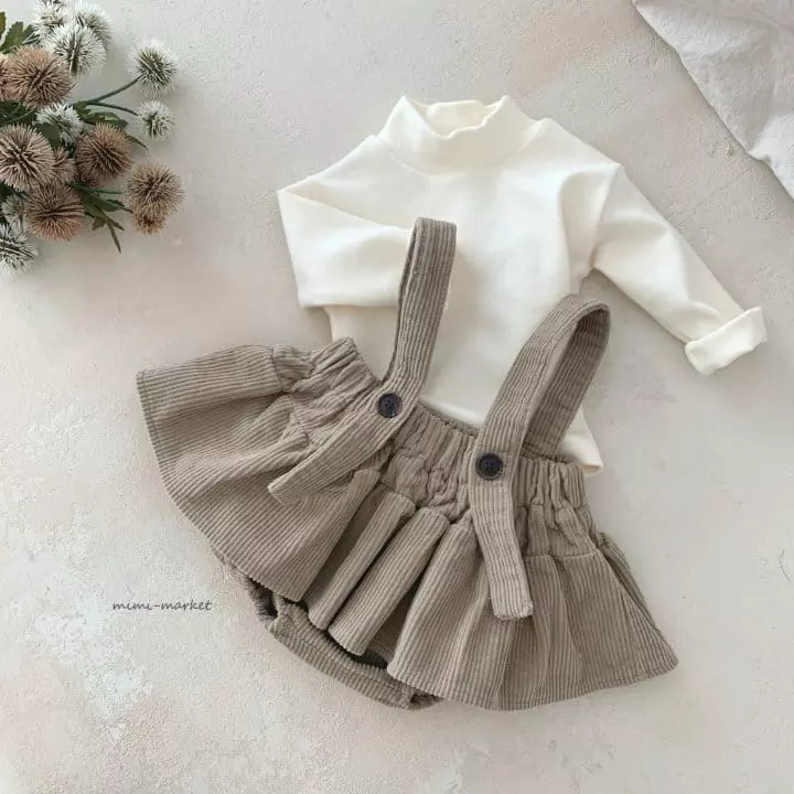 Mimi Market - Korean Baby Fashion - #babyclothing - Rib Cancan Skirt
