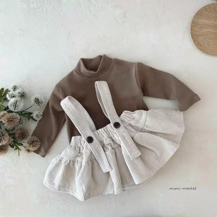 Mimi Market - Korean Baby Fashion - #babyfashion - Rib Cancan Skirt - 2