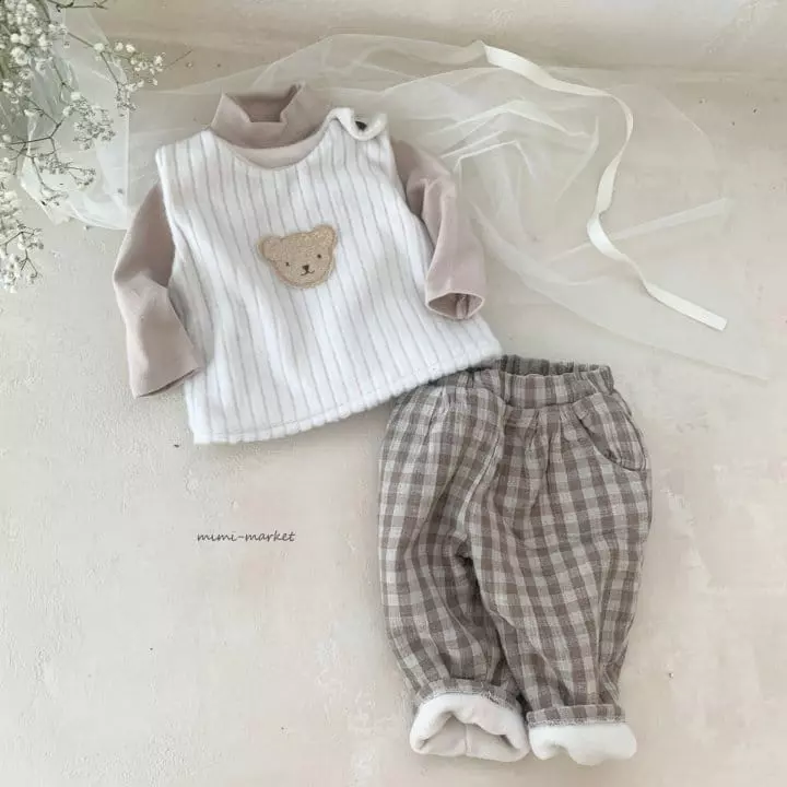 Mimi Market - Korean Baby Fashion - #babyfever - Teddy Vest - 8