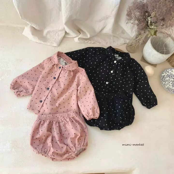 Mimi Market - Korean Baby Fashion - #babygirlfashion - Heart Set