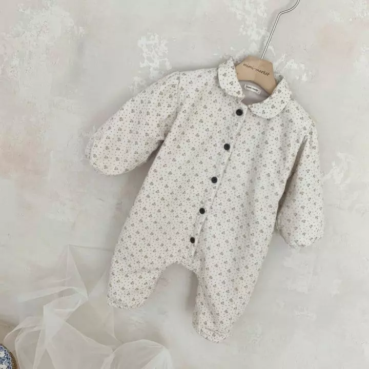 Mimi Market - Korean Baby Fashion - #babyoninstagram - Egg Flower Bodysuit - 7