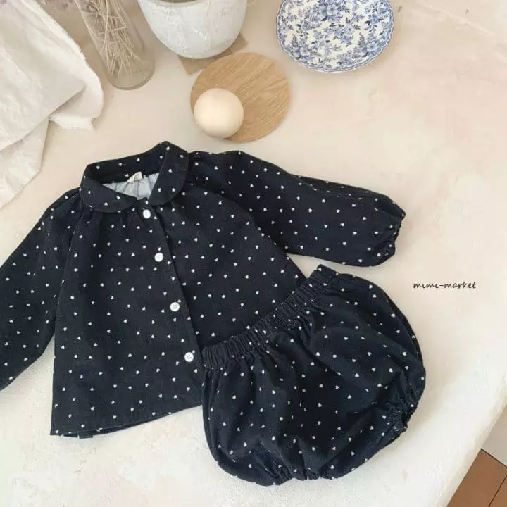 Mimi Market - Korean Baby Fashion - #babyoninstagram - Heart Set - 4