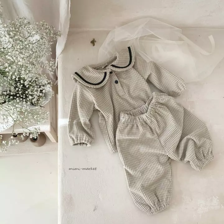 Mimi Market - Korean Baby Fashion - #babyootd - Maron Set - 8