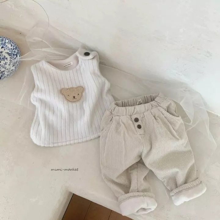 Mimi Market - Korean Baby Fashion - #babyootd - Teddy Vest - 12
