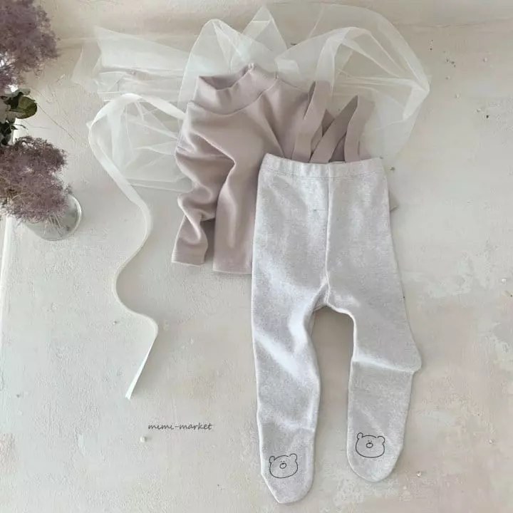 Mimi Market - Korean Baby Fashion - #babyootd - Bear Dungarees - 7