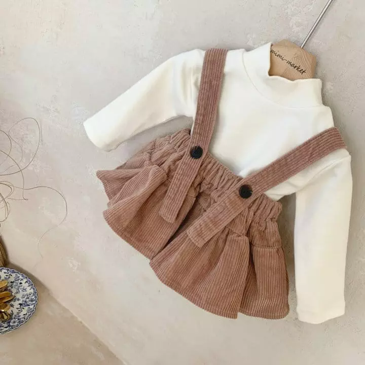 Mimi Market - Korean Baby Fashion - #babyoutfit - Rib Cancan Skirt - 9