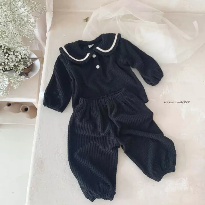 Mimi Market - Korean Baby Fashion - #babyoutfit - Maron Set - 9