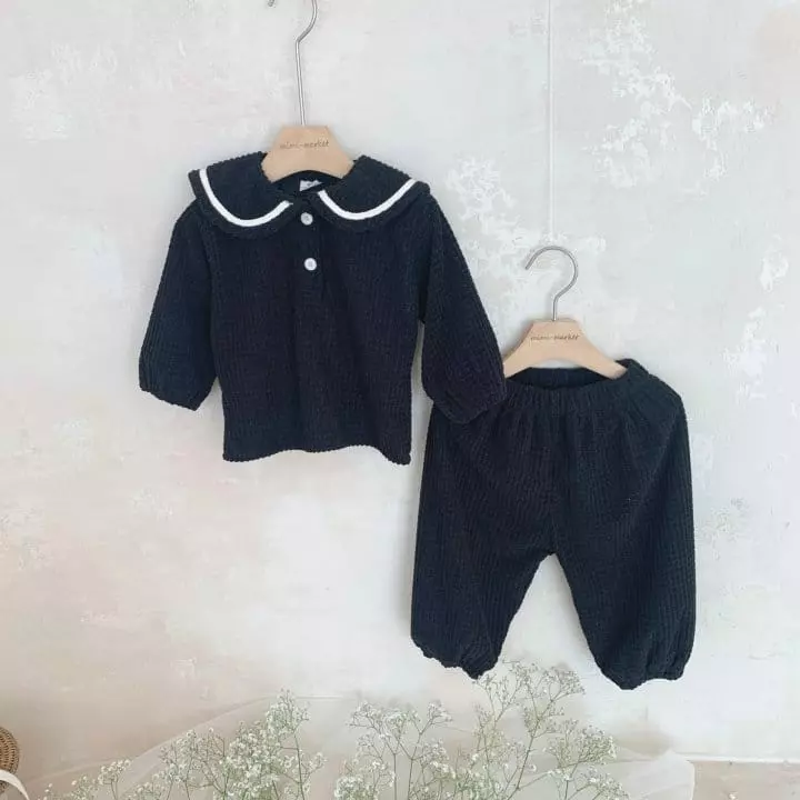 Mimi Market - Korean Baby Fashion - #onlinebabyboutique - Maron Set - 12
