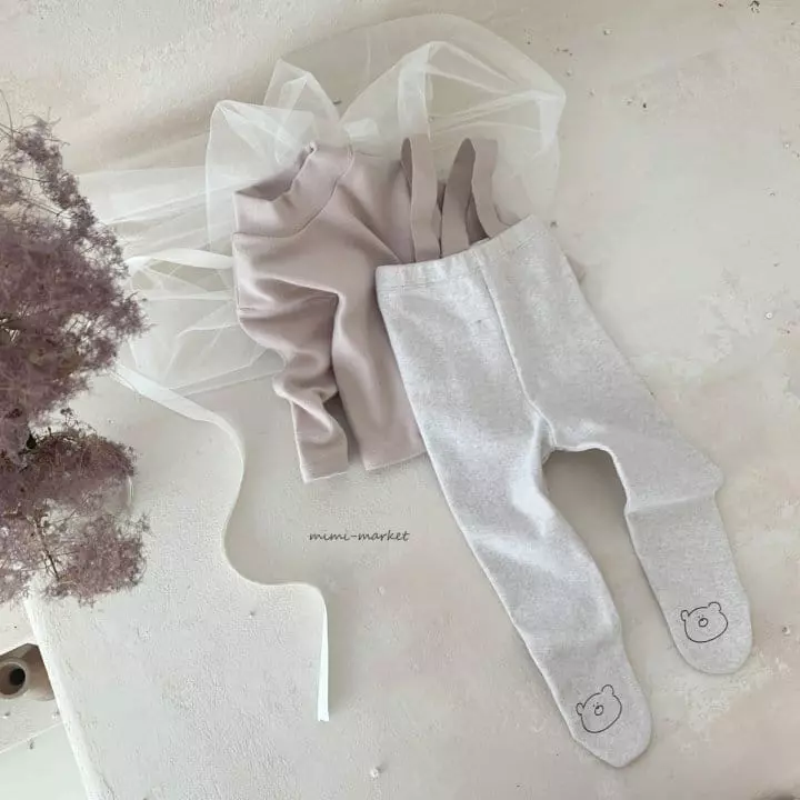 Mimi Market - Korean Baby Fashion - #onlinebabyboutique - Bear Dungarees - 11