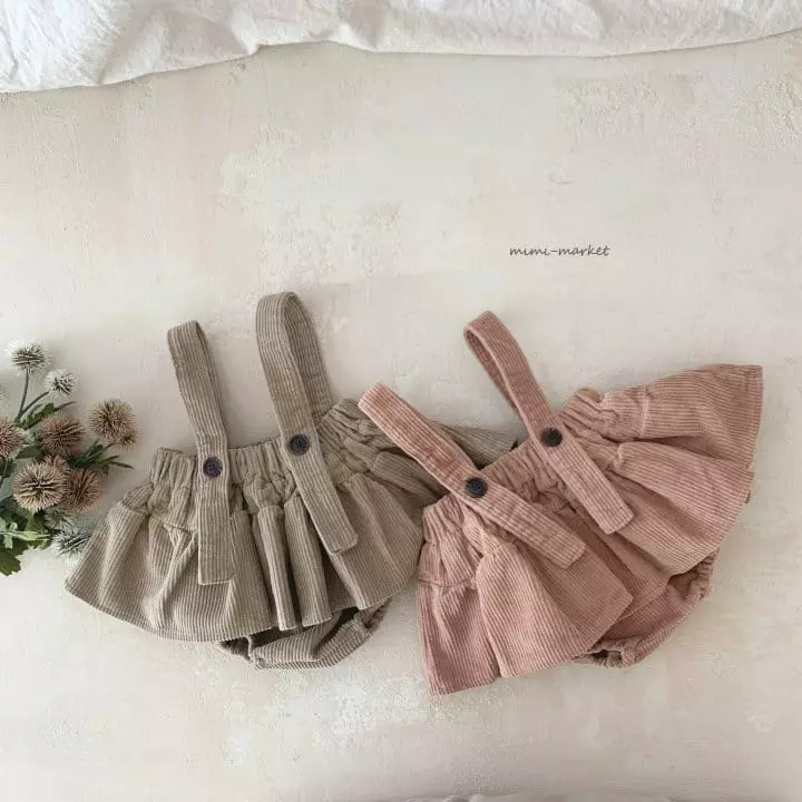 Mimi Market - Korean Baby Fashion - #onlinebabyshop - Rib Cancan Skirt - 12