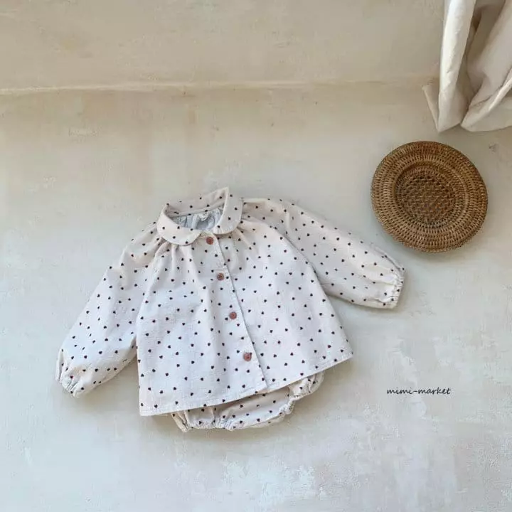 Mimi Market - Korean Baby Fashion - #smilingbaby - Heart Set - 10