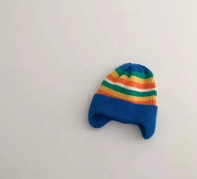 Miso - Korean Baby Fashion - #babyootd - Stripes Ear Hat - 7
