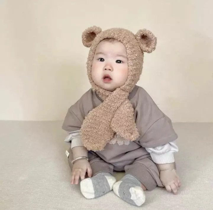 Miso - Korean Baby Fashion - #babyoutfit - Bear Ears Hat - 3