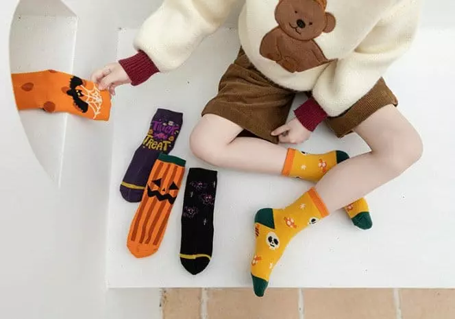 Miso - Korean Children Fashion - #childofig - Halloween Socks Set