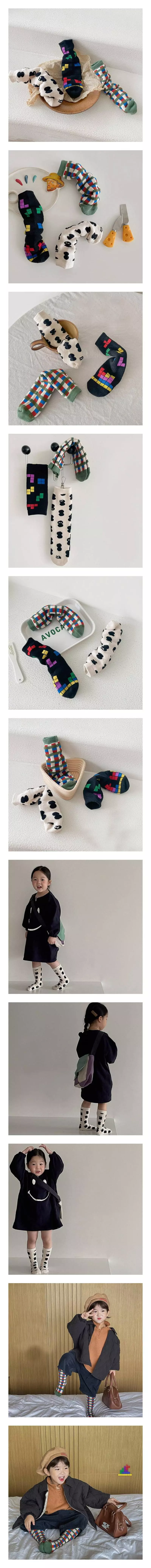 Miso - Korean Children Fashion - #minifashionista - Tetless Socks Set