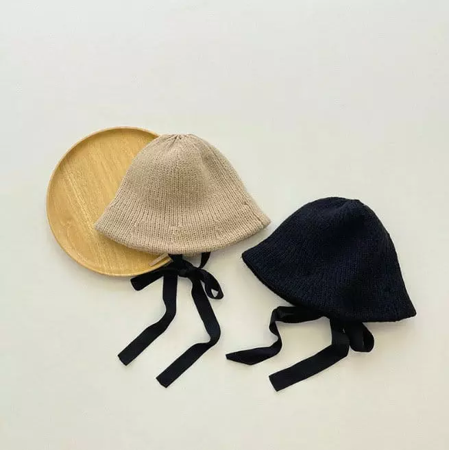 Miso - Korean Children Fashion - #prettylittlegirls - Anna Knit Bucket Hat - 4