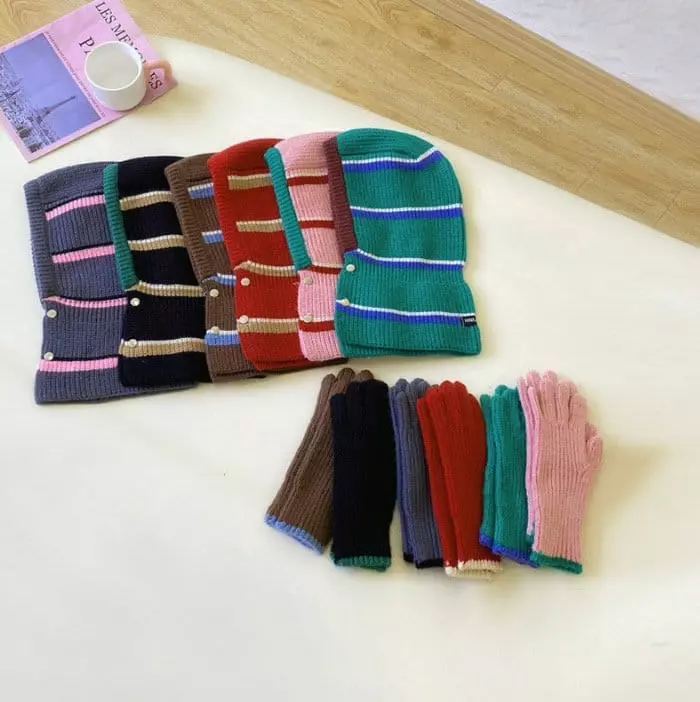 Miso - Korean Children Fashion - #toddlerclothing - Line Baraclava - 2