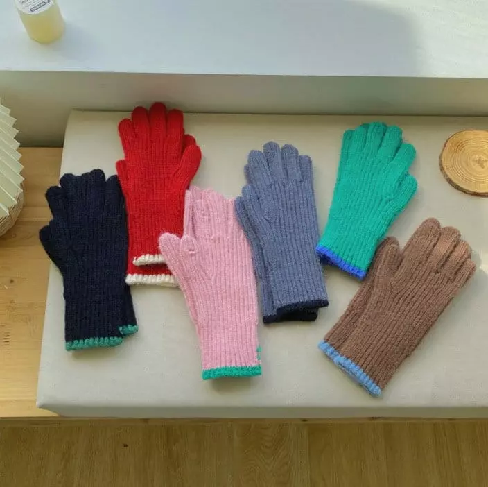 Miso - Korean Children Fashion - #toddlerclothing - Line Finger Gloves