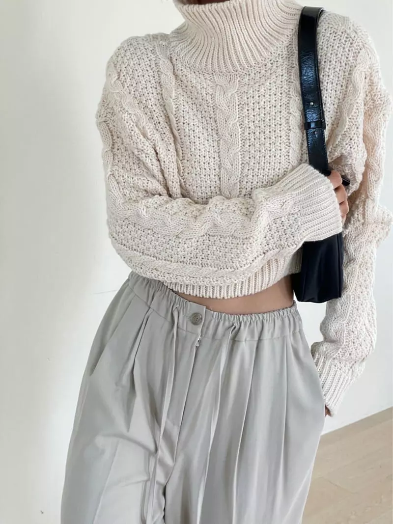 Moment - Korean Women Fashion - #momslook - Pisher Turtleneck Tee