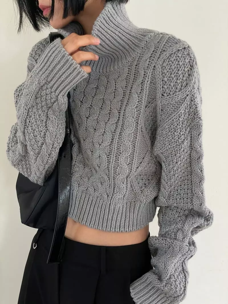 Moment - Korean Women Fashion - #momslook - Pisher Turtleneck Tee - 11