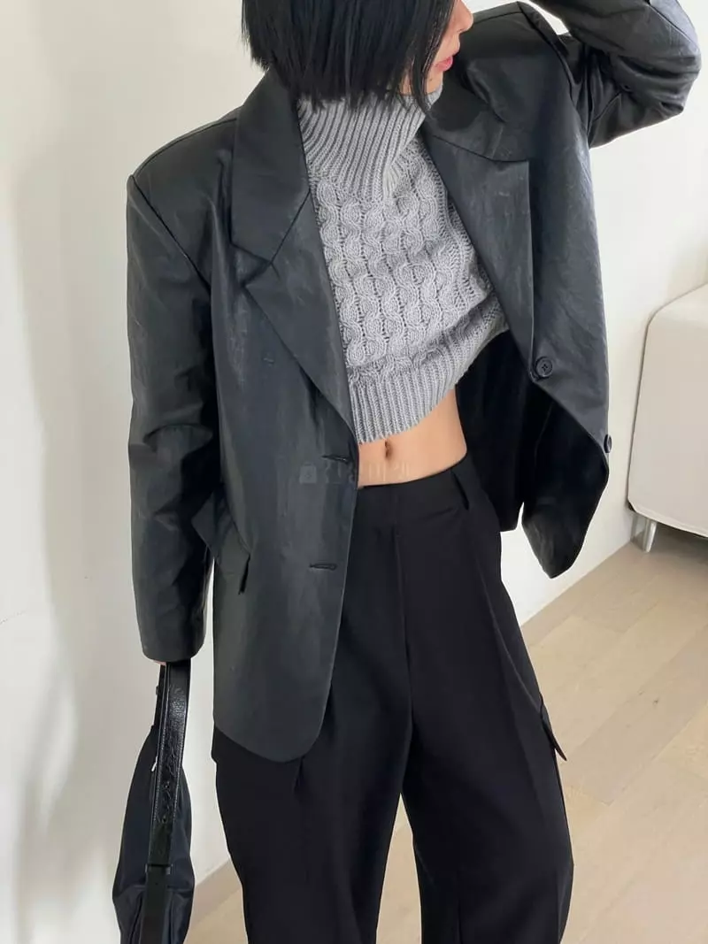 Moment - Korean Women Fashion - #womensfashion - Pisher Turtleneck Tee - 6