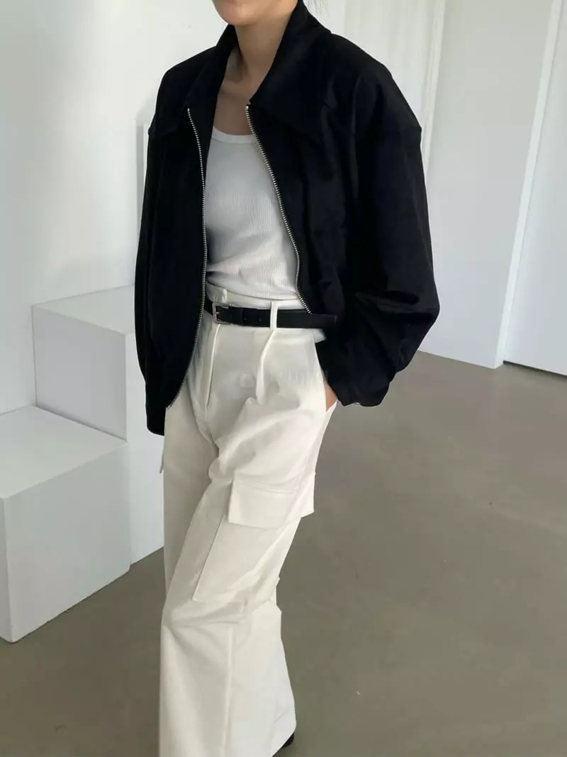 Moment - Korean Women Fashion - #womensfashion - Velvet Pocket Pants - 5