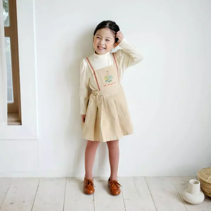 Momo Ann - Korean Children Fashion - #Kfashion4kids - Embrodiery Skirt - 9
