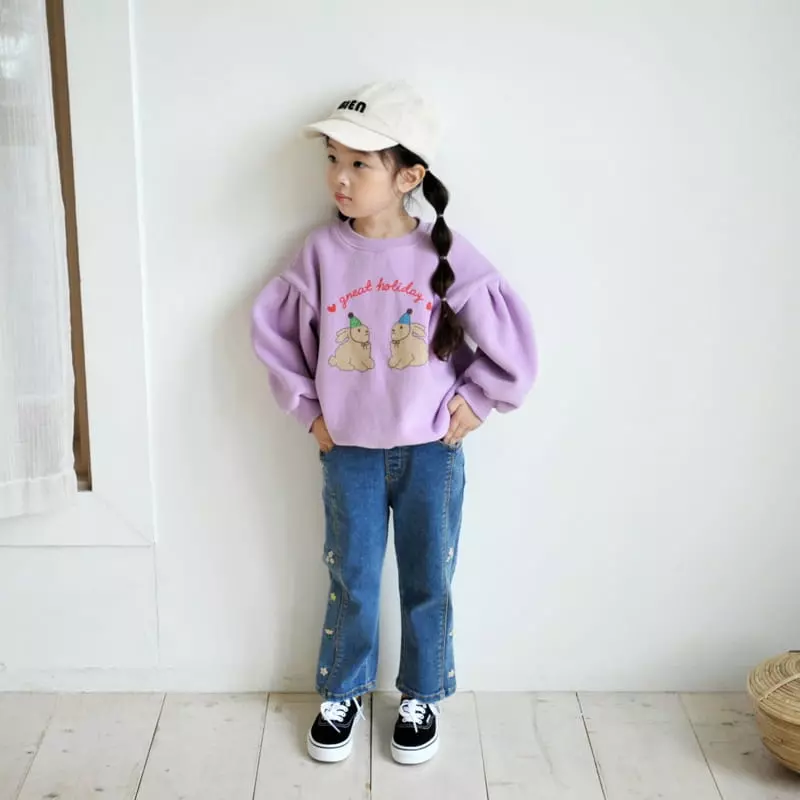 Momo Ann - Korean Children Fashion - #Kfashion4kids - Rabbit Sweatshirt - 8