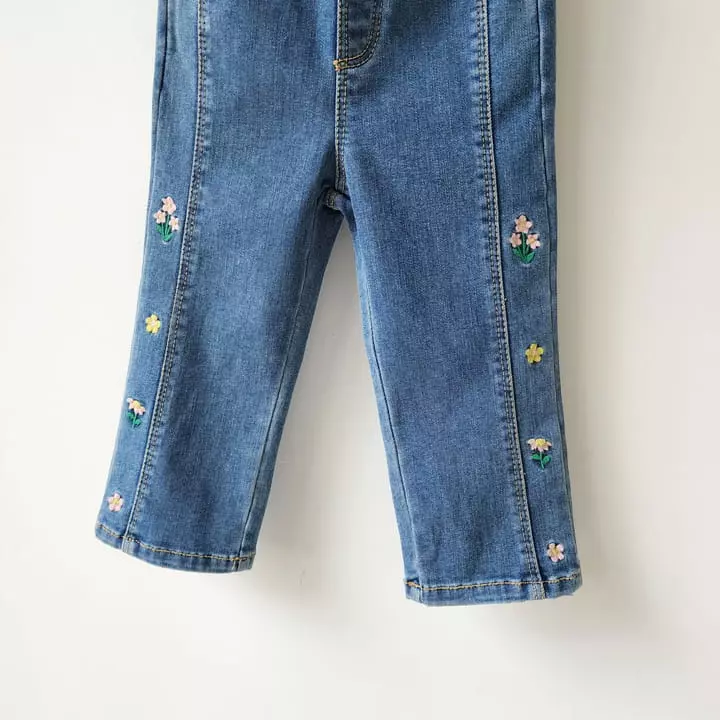 Momo Ann - Korean Children Fashion - #childofig - Slit Flower Pants - 12