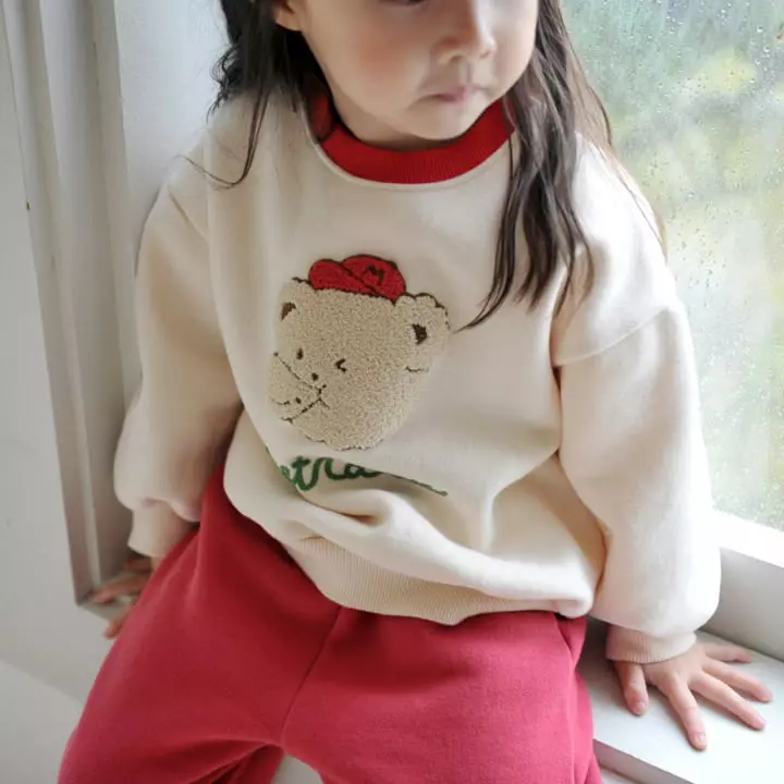 Momo Ann - Korean Children Fashion - #childofig - Bboglei Bear Sweatshirt - 7