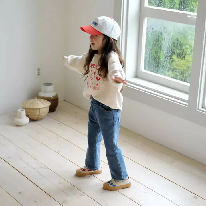 Momo Ann - Korean Children Fashion - #childofig - Fleece Jeans - 3