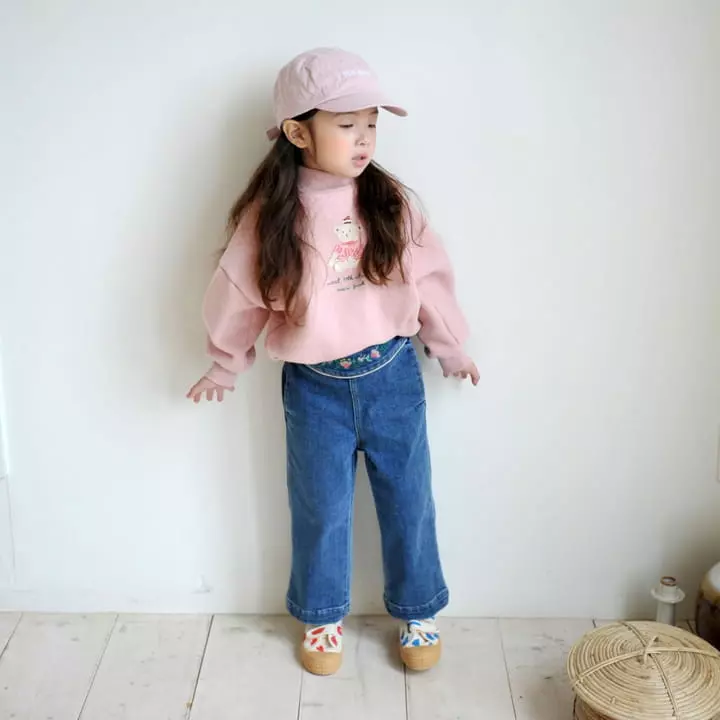 Momo Ann - Korean Children Fashion - #childofig - Cup Bear Sweatshirt - 2