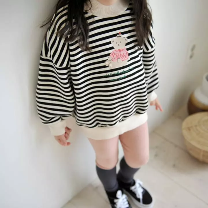 Momo Ann - Korean Children Fashion - #childofig - Cup Bear Sweatshirt - 3