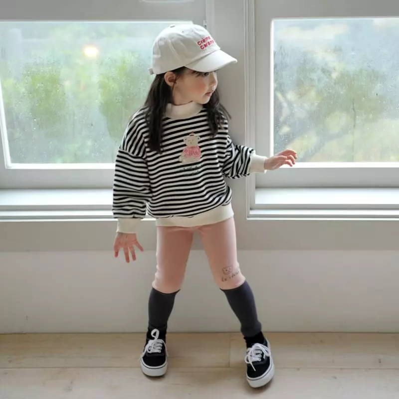 Momo Ann - Korean Children Fashion - #childofig - Color Leggings - 2