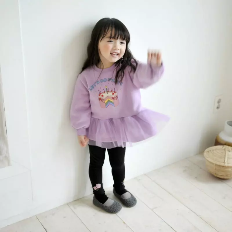 Momo Ann - Korean Children Fashion - #childofig - Flower Leggings - 4