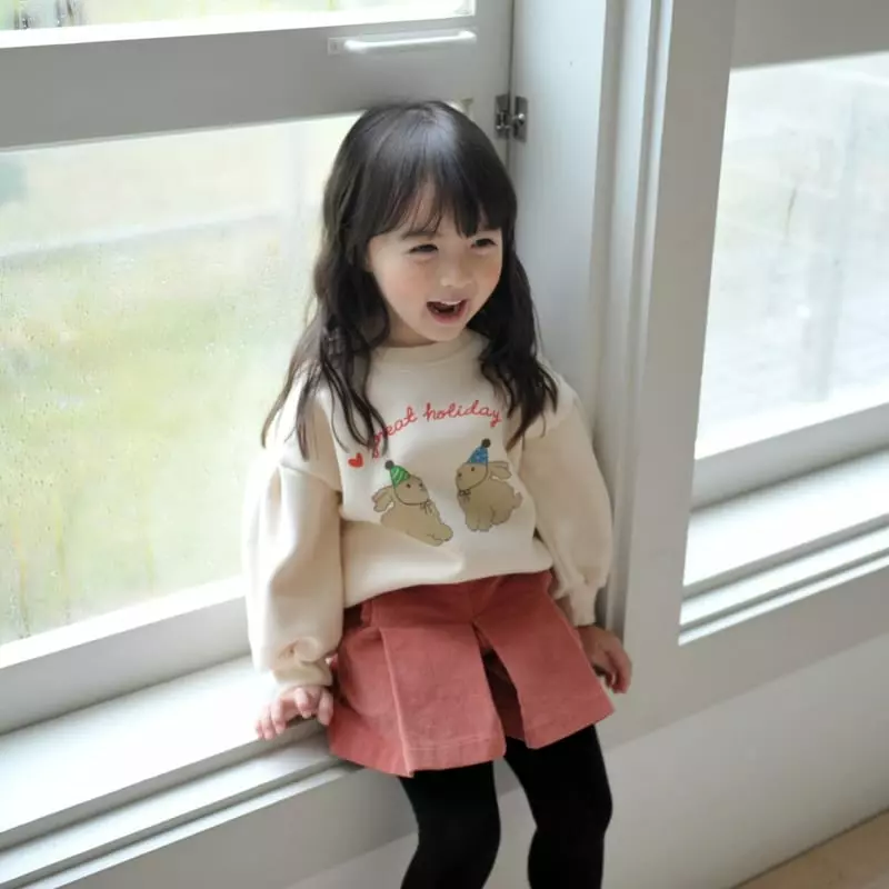 Momo Ann - Korean Children Fashion - #childrensboutique - Rabbit Sweatshirt