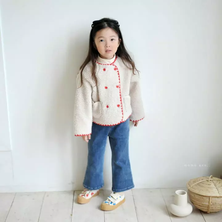 Momo Ann - Korean Children Fashion - #discoveringself - Fleece Jeans - 7
