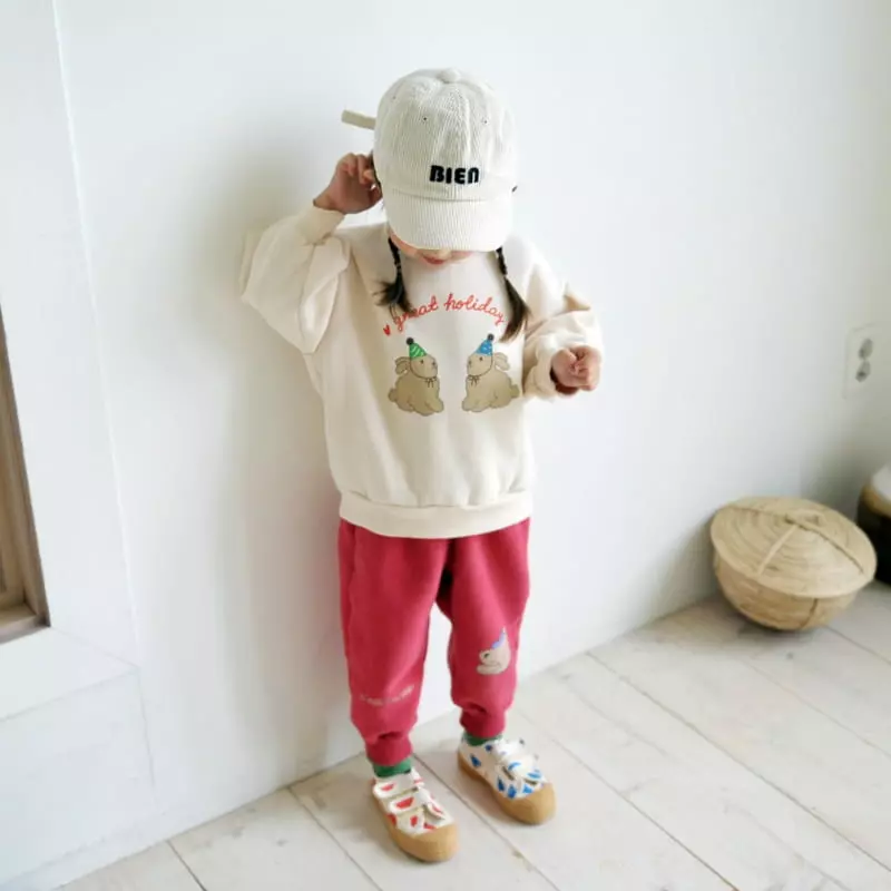Momo Ann - Korean Children Fashion - #discoveringself - Rabbit Sweatshirt - 4
