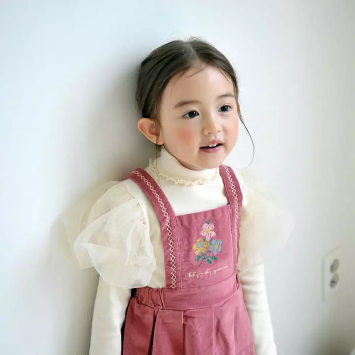 Momo Ann - Korean Children Fashion - #kidsshorts - Embrodiery Skirt - 6