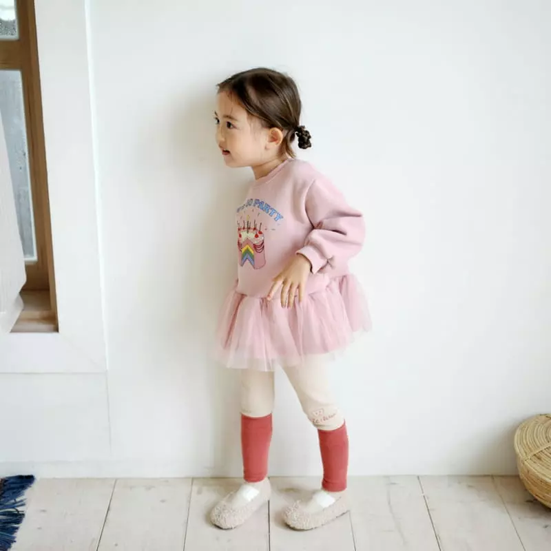 Momo Ann - Korean Children Fashion - #kidsshorts - Color Leggings - 7