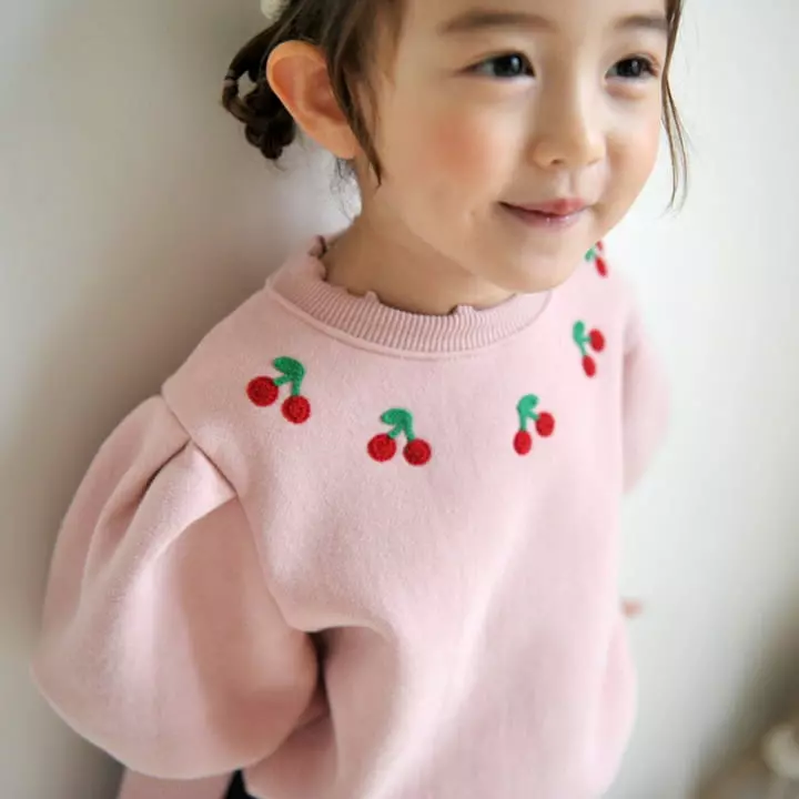Momo Ann - Korean Children Fashion - #kidzfashiontrend - Cherry Sweatshirt