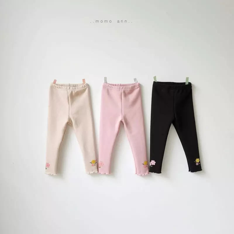Momo Ann - Korean Children Fashion - #kidzfashiontrend - Flower Leggings - 10