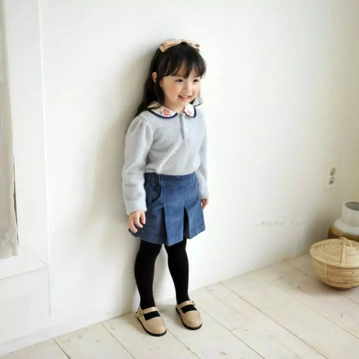Momo Ann - Korean Children Fashion - #littlefashionista - Howl Collar Tee - 8