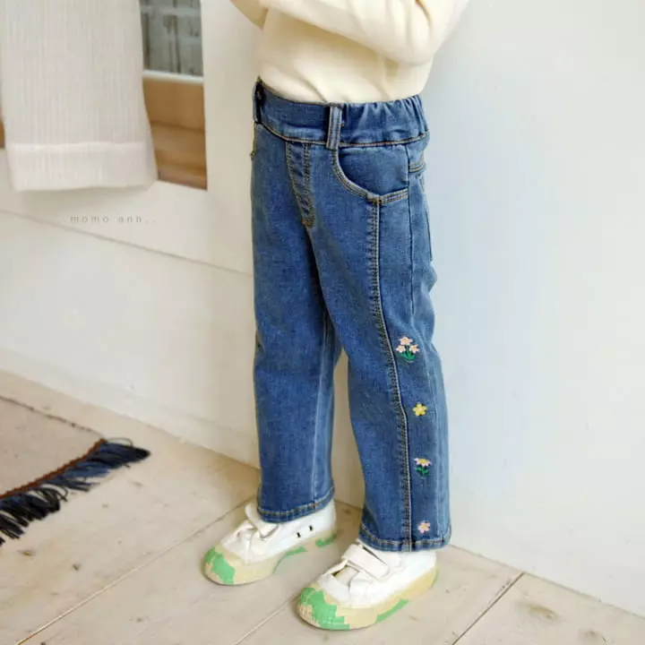 Momo Ann - Korean Children Fashion - #magicofchildhood - Slit Flower Pants - 8
