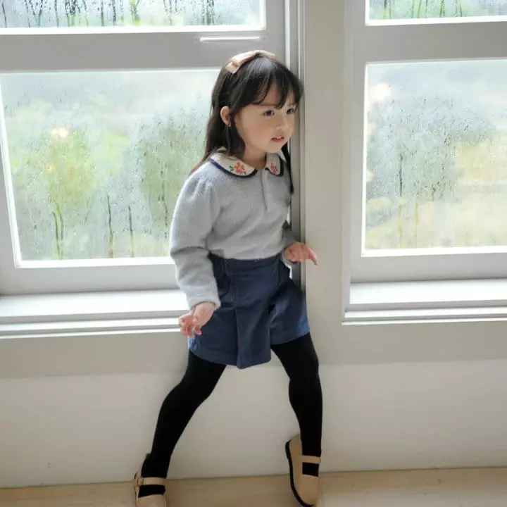 Momo Ann - Korean Children Fashion - #magicofchildhood - Howl Collar Tee - 9