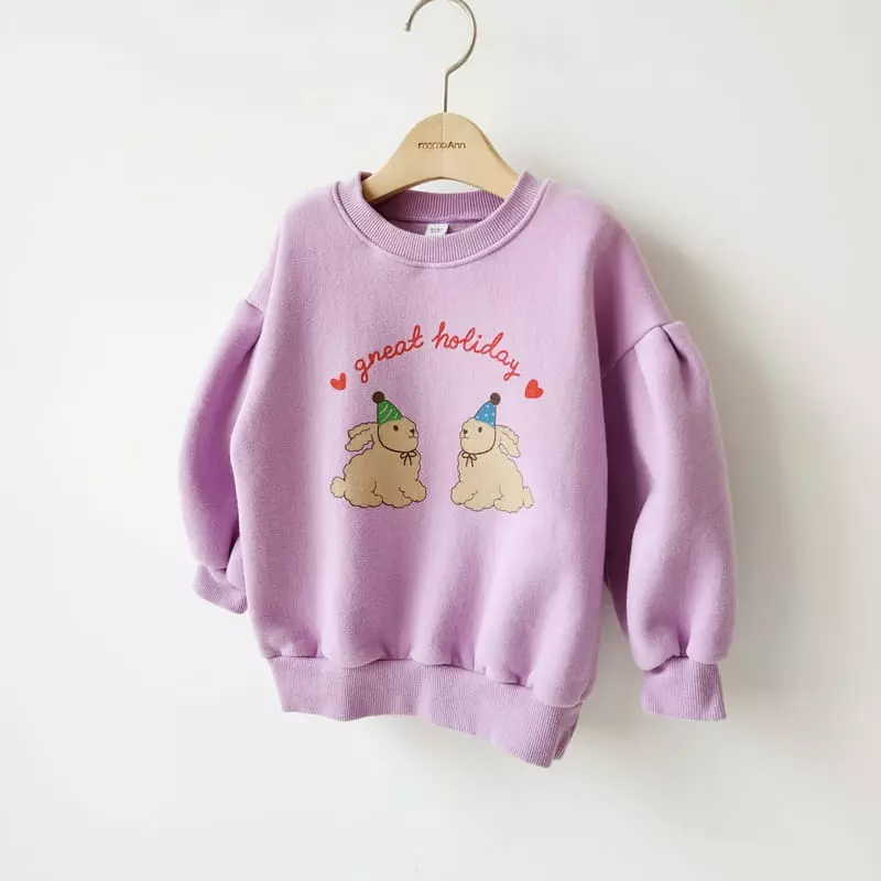 Momo Ann - Korean Children Fashion - #minifashionista - Rabbit Sweatshirt - 11