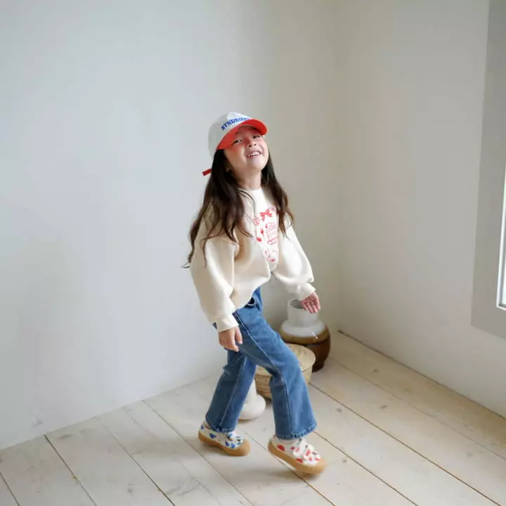 Momo Ann - Korean Children Fashion - #prettylittlegirls - Fleece Jeans - 2